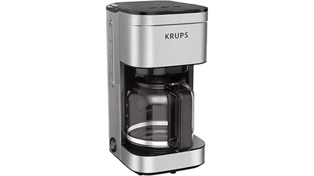 10 cup silver coffee maker