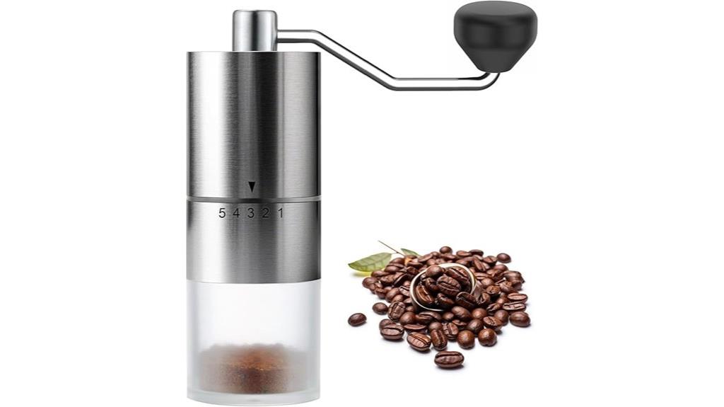 adjustable conical burr grinder