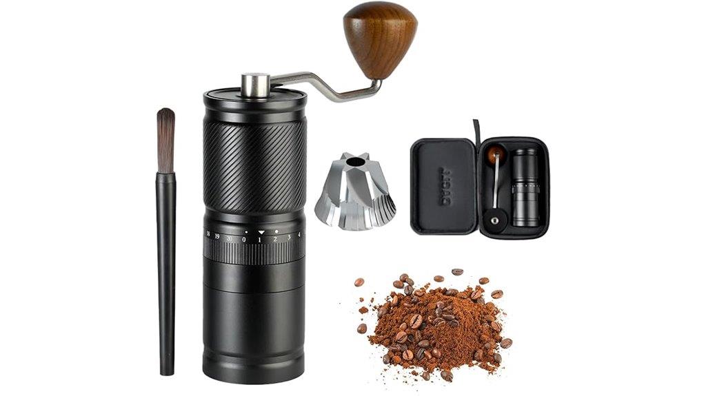 adjustable manual coffee grinder
