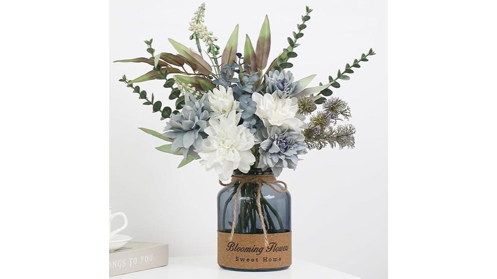 artificial flower table centerpiece