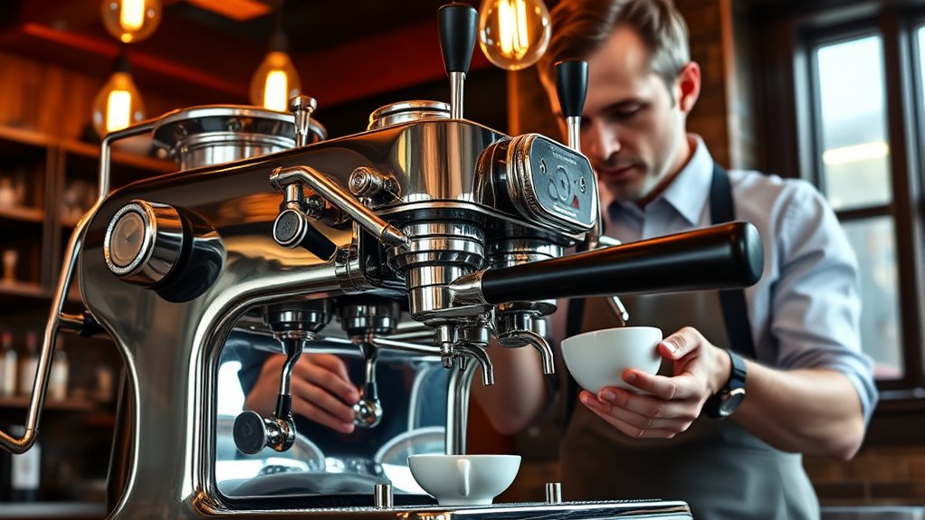 artisanal espresso machine elegance