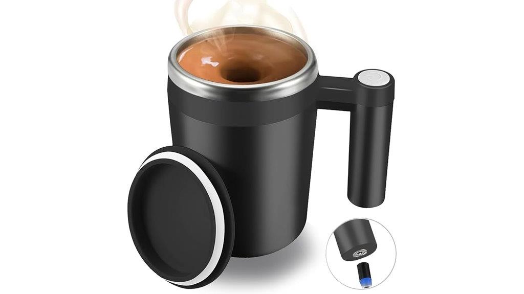 automatic rechargeable mixing cup