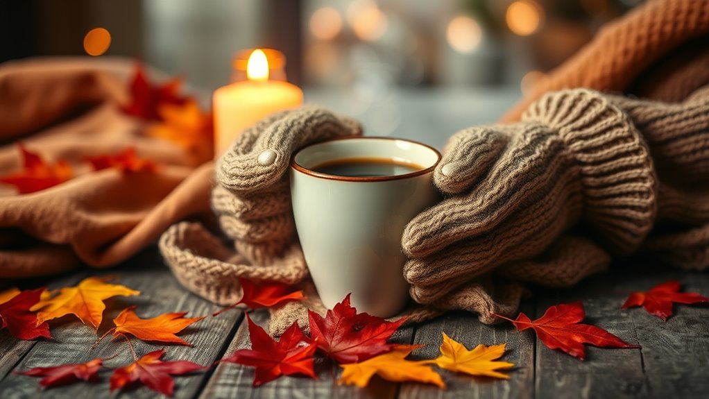 autumn decor enhances coziness