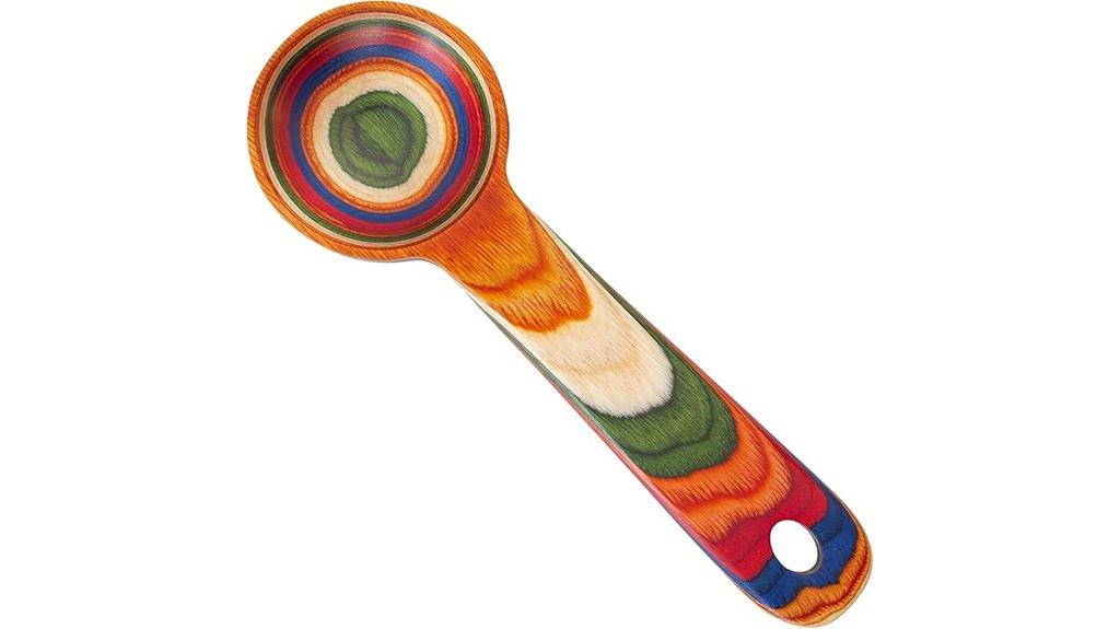 bamboo coffee scoop collection