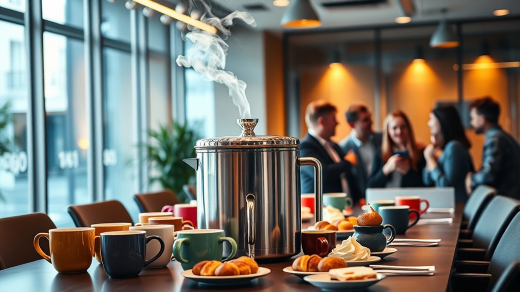 brewing coffee for gatherings