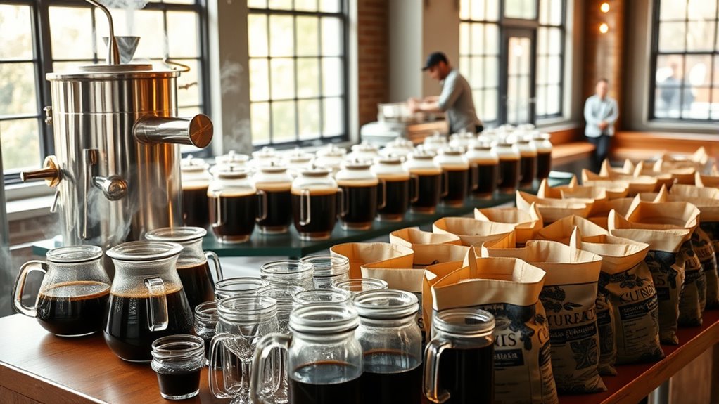 brewing health conscious coffee batches