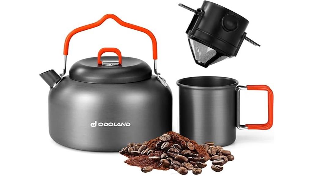 camping coffee pot set