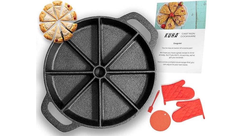 cast iron scone pan