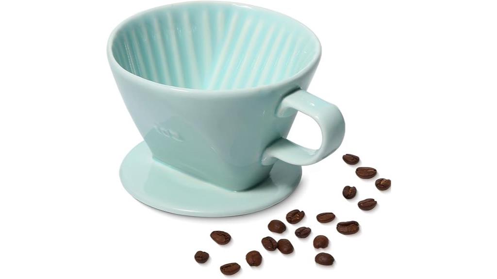 ceramic coffee brewing device