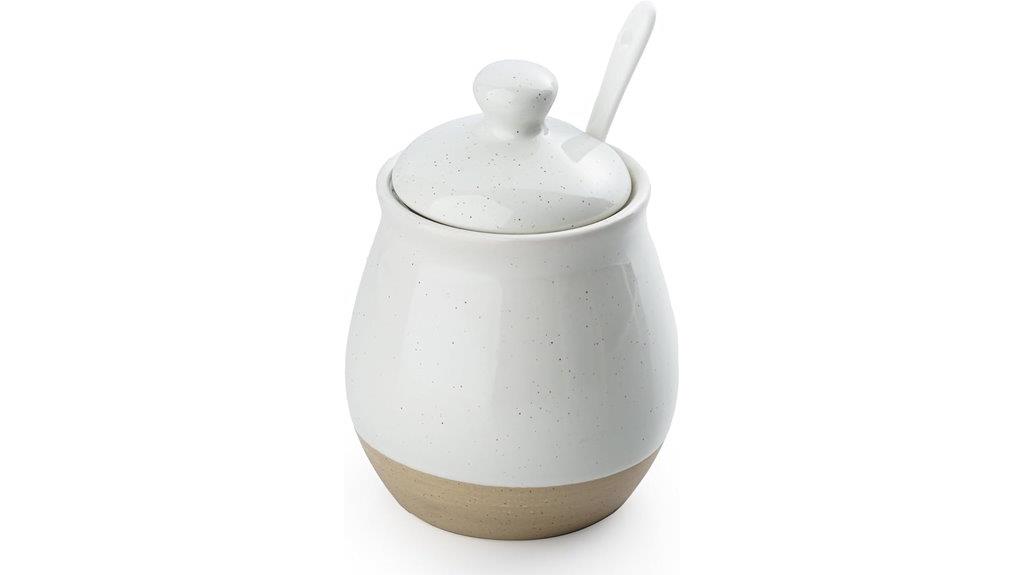ceramic sugar bowl set
