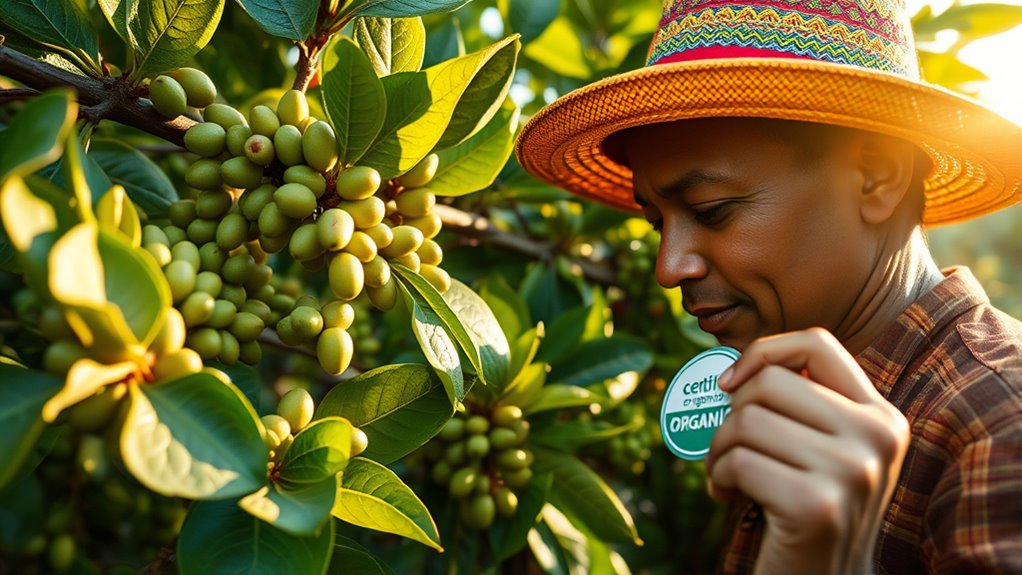 certification ensures sustainable coffee
