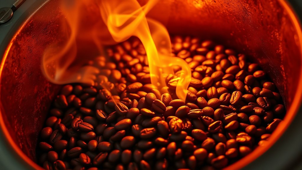 chemical transformations during roasting
