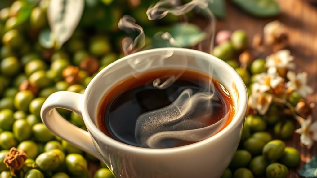 chlorogenic acids enhance coffee flavor