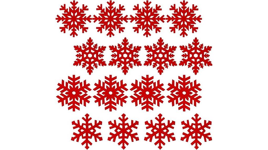 christmas party snowflake coasters