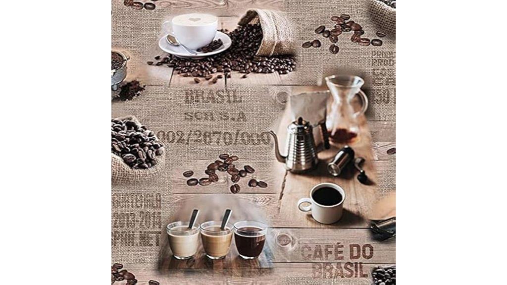christmas themed coffee napkins