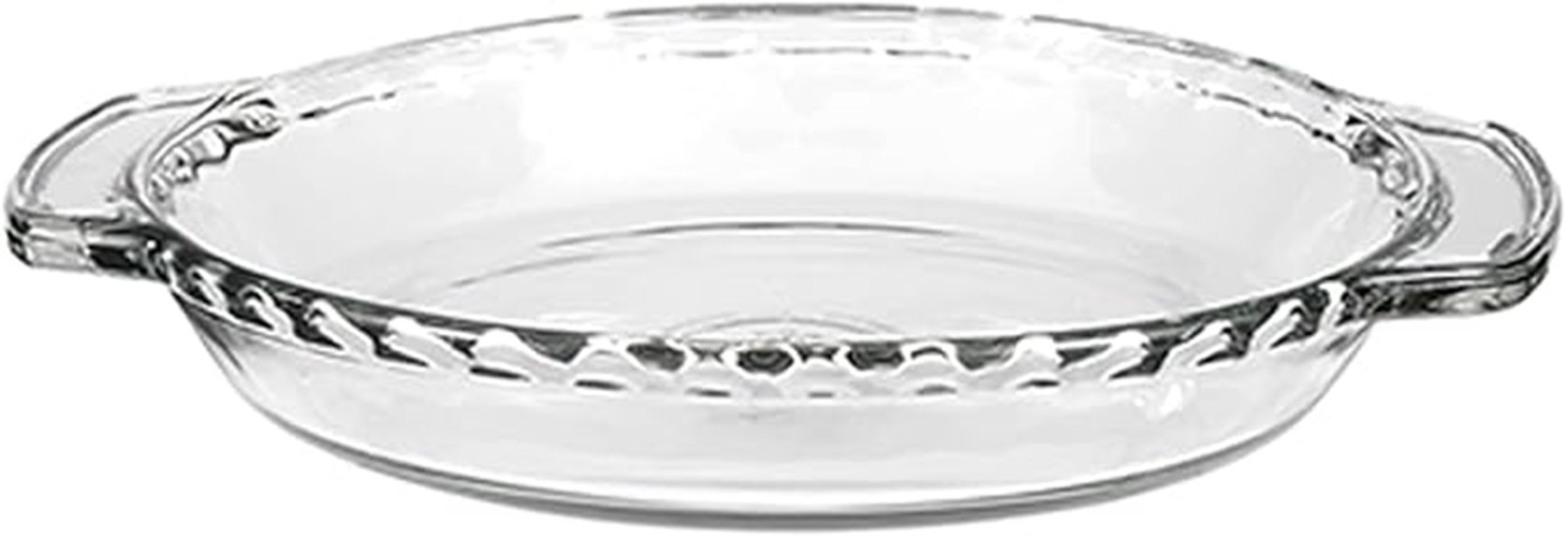 clear deep pie plate