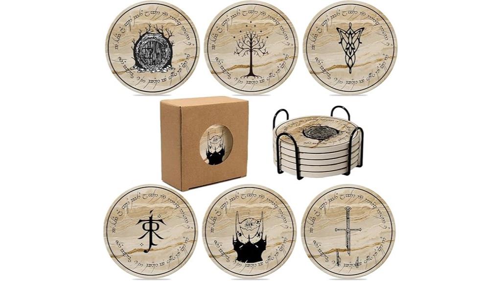 coaster set for drinks