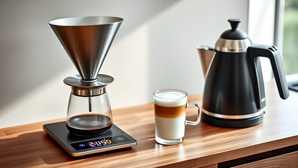 coffee brewing accessories collection