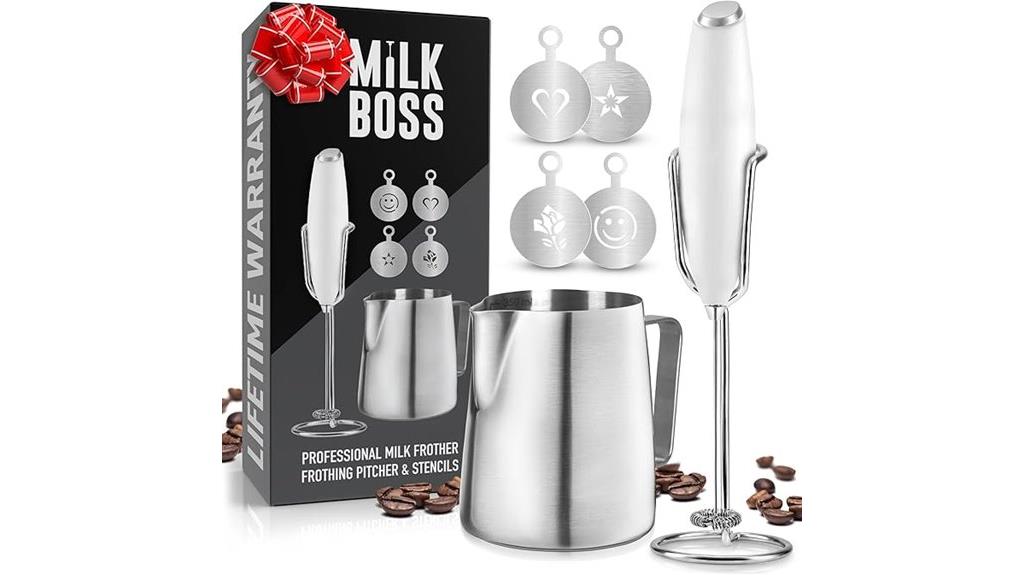 coffee frothing complete set