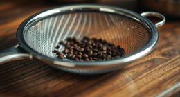 coffee grounds filtering tool