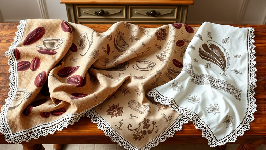 coffee inspired textile designs