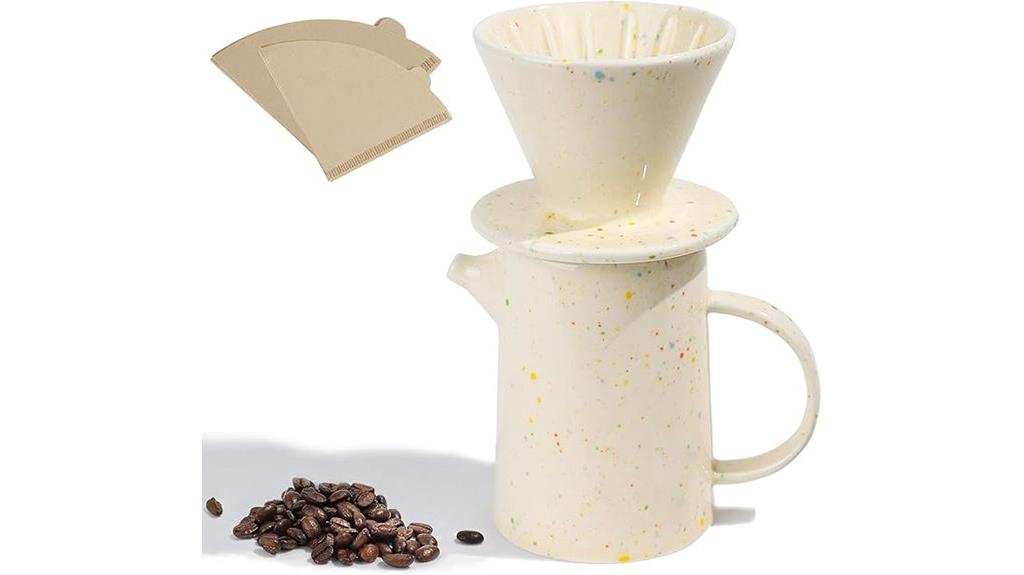 coffee maker with filters