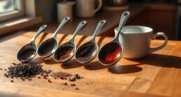 coffee measurement with spoons