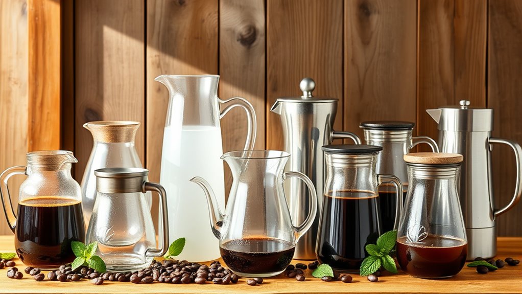 cold brew coffee pitchers