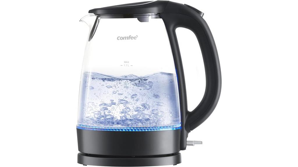 comfee electric kettle 1 7l