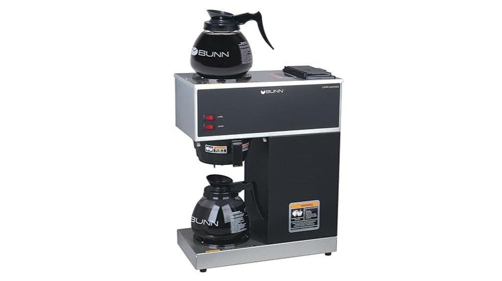 commercial 12 cup coffee brewer