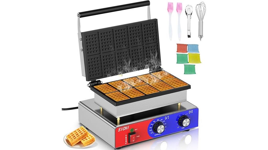 commercial waffle iron maker