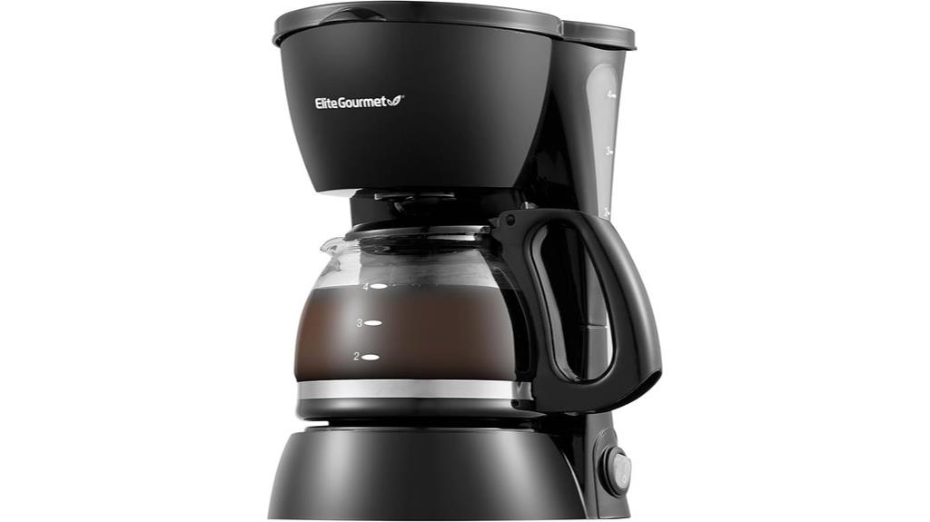 compact 4 cup coffee maker