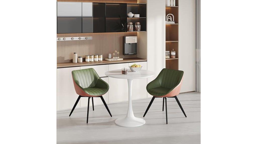 compact dining set for two