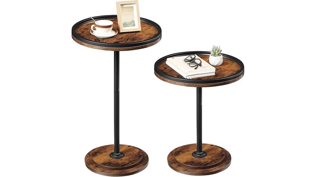 compact dual coffee tables
