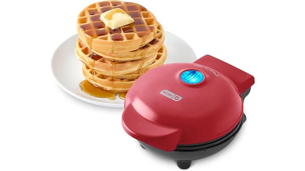 compact nonstick waffle maker