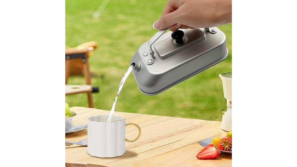 compact outdoor camp kettle