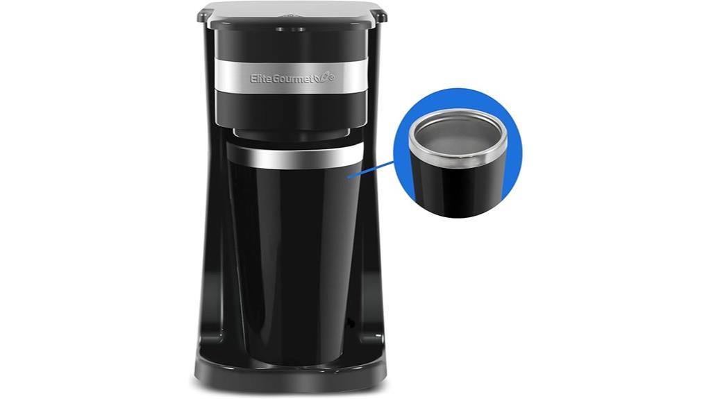 compact single serve coffee maker