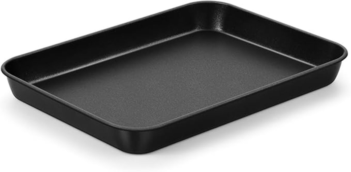 compact toaster oven pan