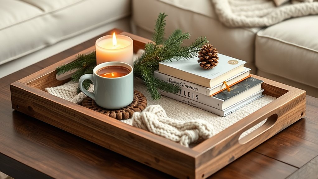 cozy winter coffee table essentials