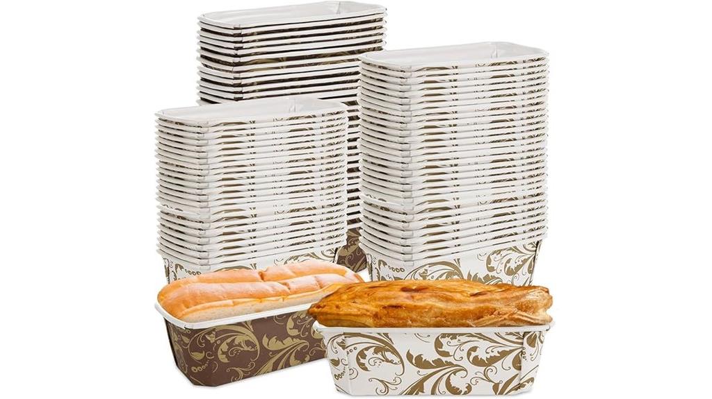 disposable paper loaf pans