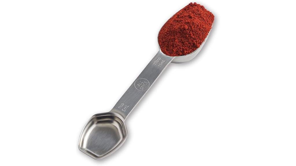 double sided measuring spoon