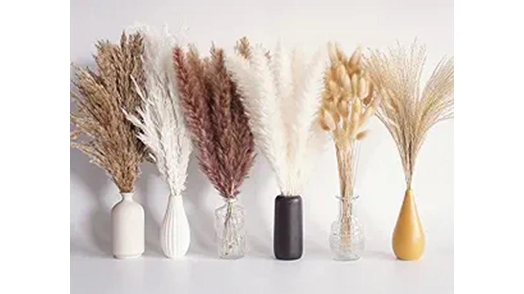 dried pampas grass bouquet