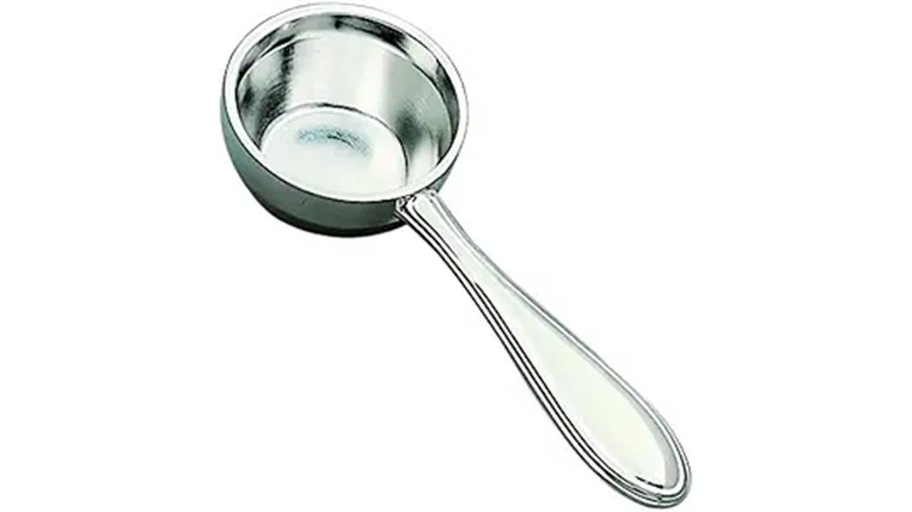durable nickel plated scoop