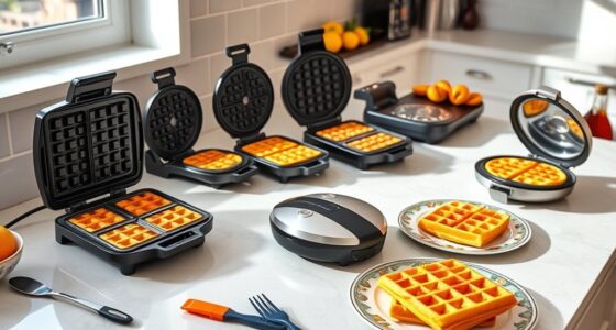 easy cleanup waffle makers