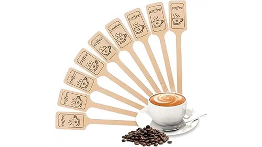 eco friendly coffee stirrers set