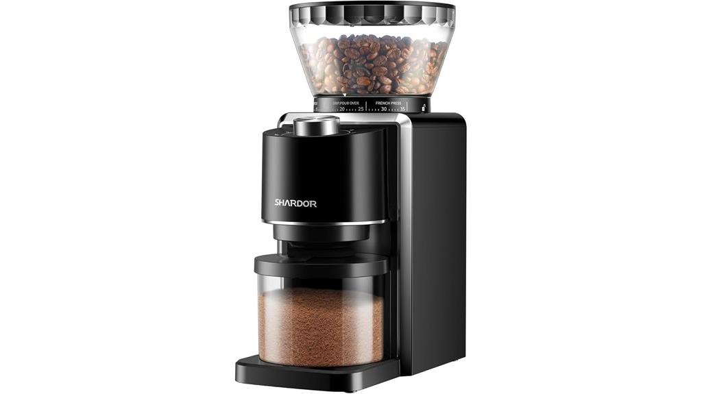 electric conical burr grinder