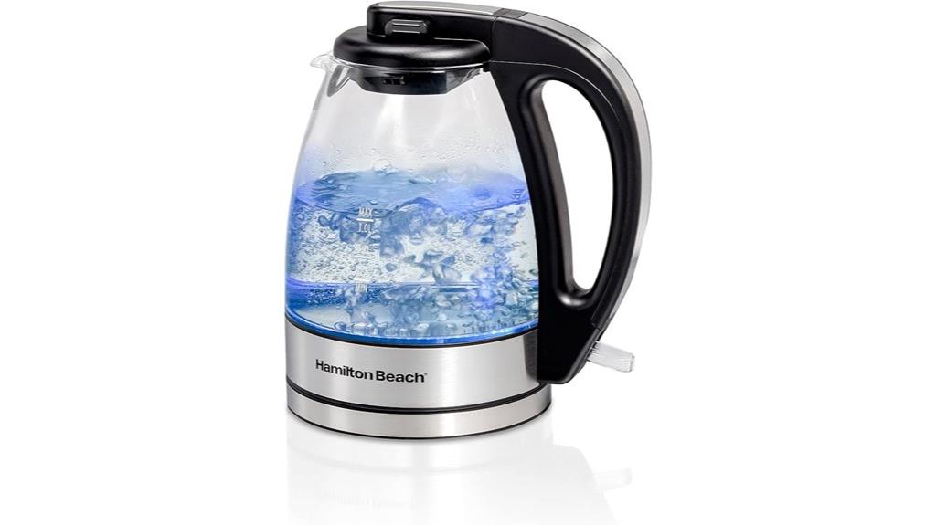 electric glass tea kettle