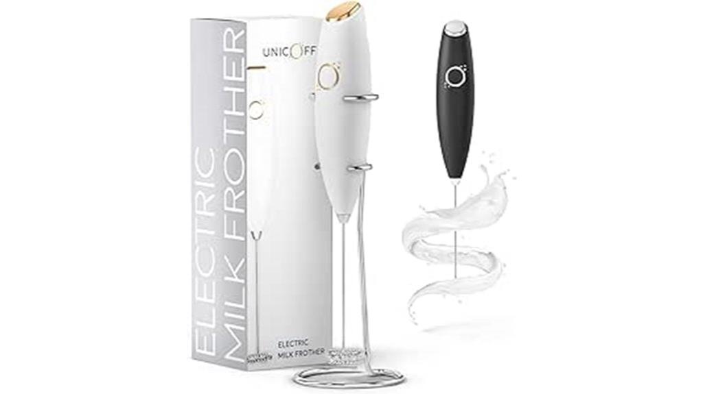 electric handheld milk frother