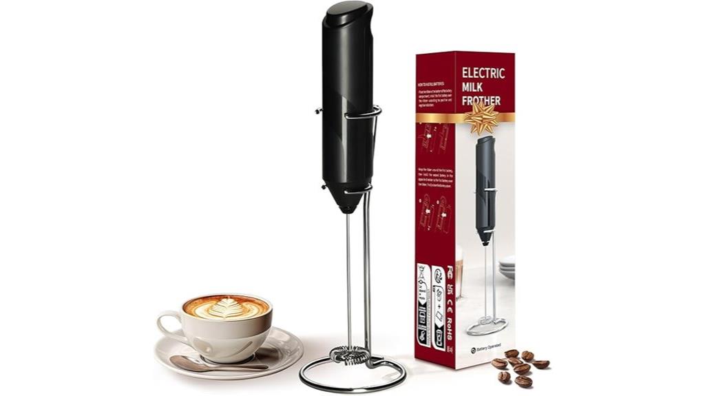 electric handheld milk frother