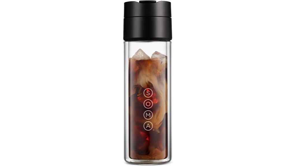 elegant double wall bottle